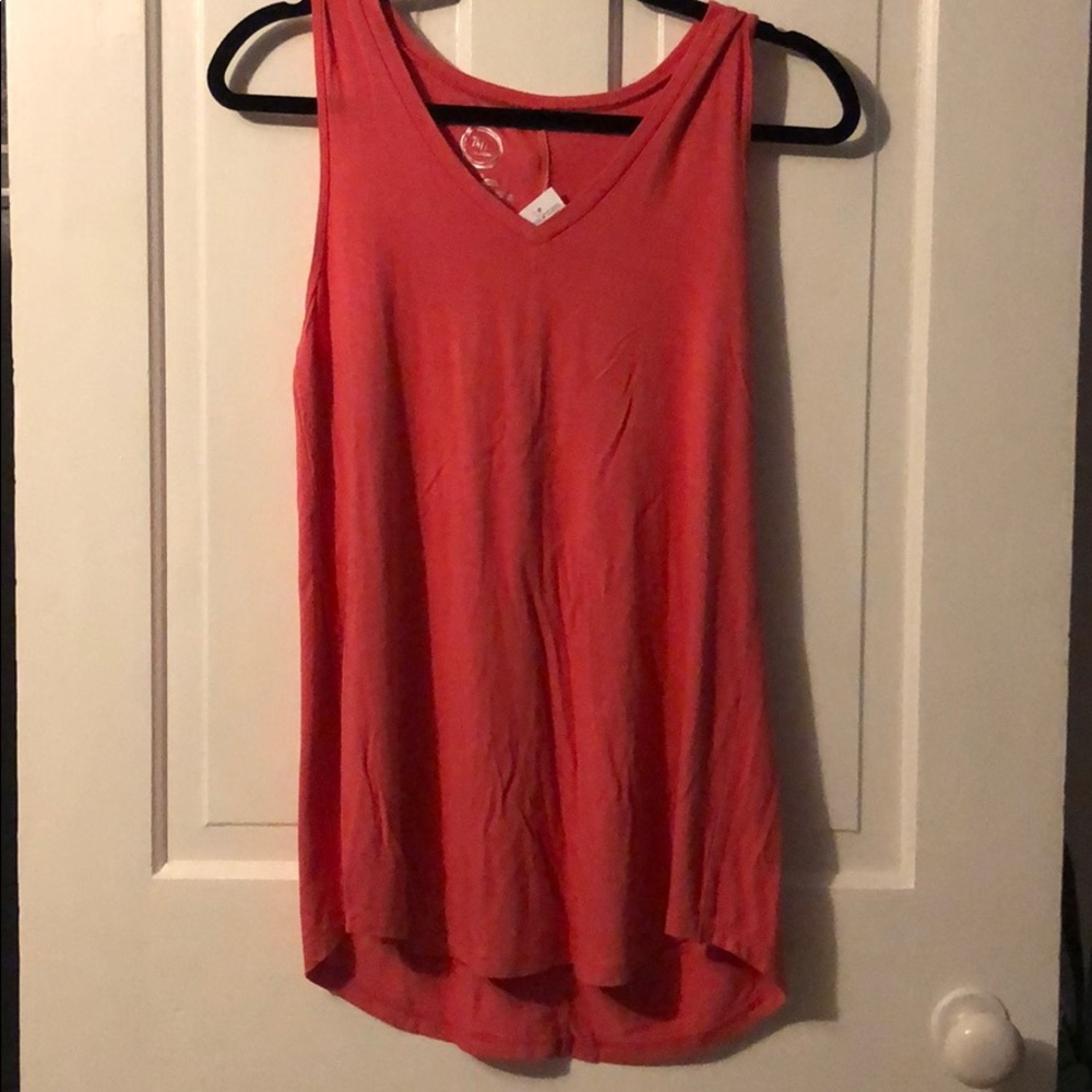Maurices Hot Pink Tank Top Cut Shirt